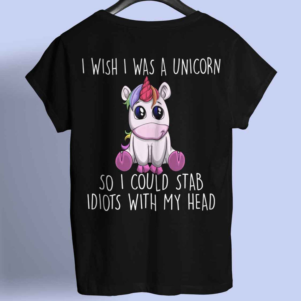 Wishing Unicorn - Shirt Unisex Backprint