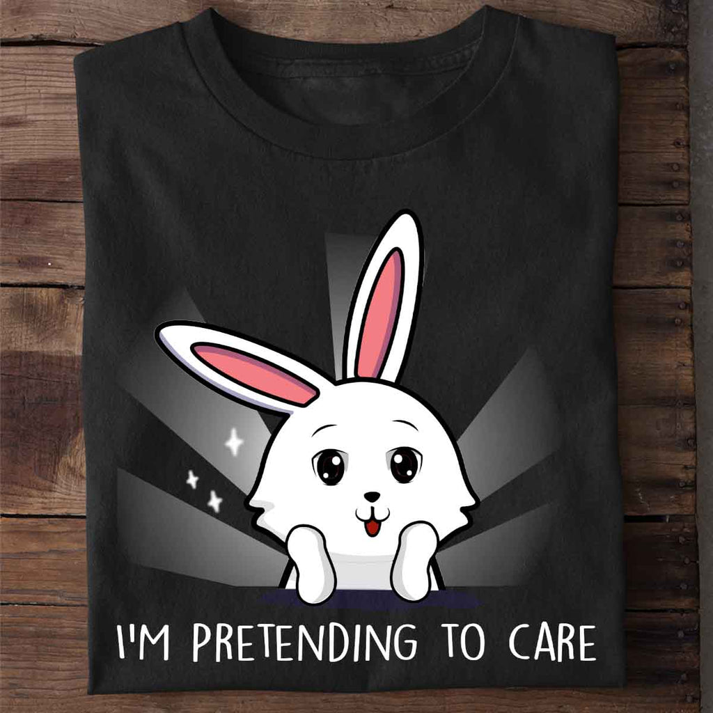 Caring Cute Bunny - Shirt Unisex