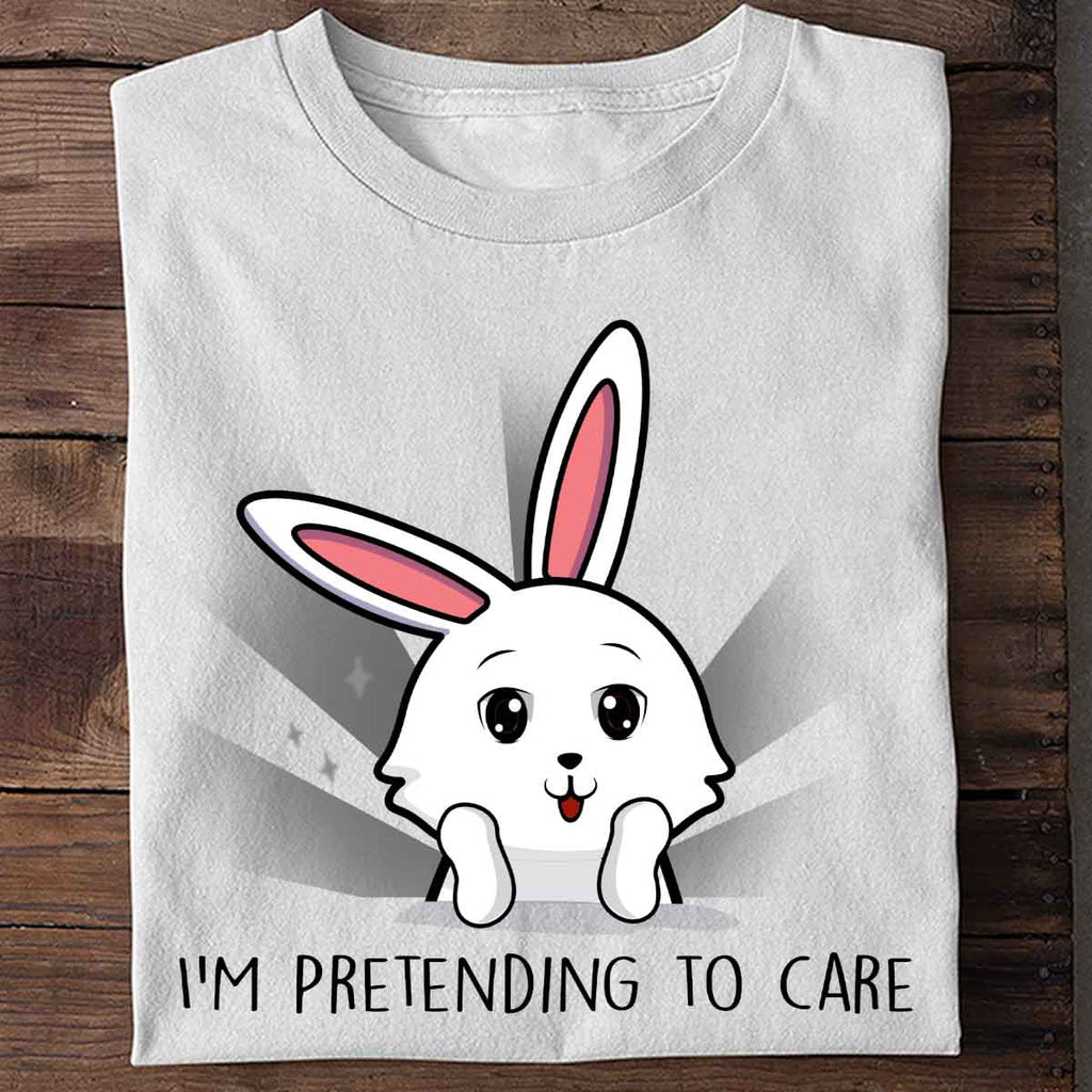 Caring Cute Bunny - Shirt Unisex