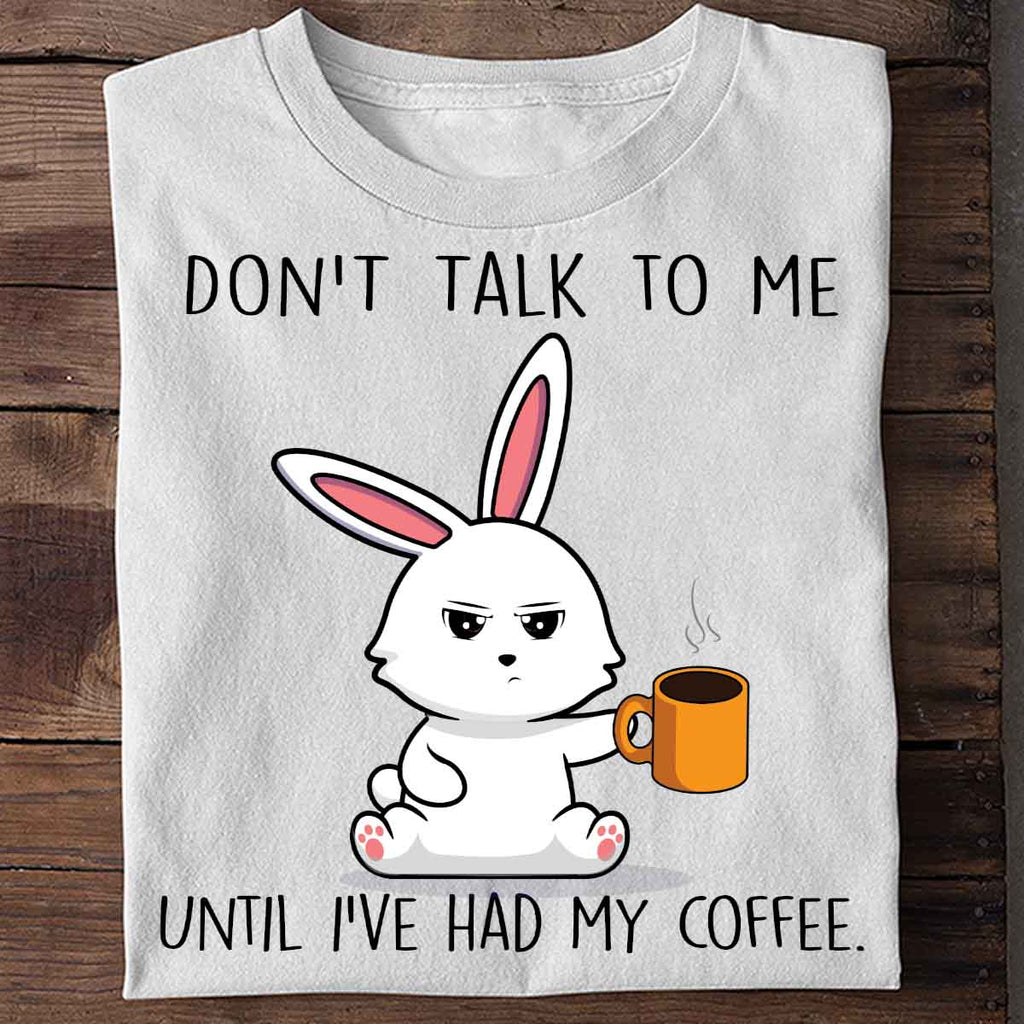 Coffee Cute Bunny - Shirt Unisex