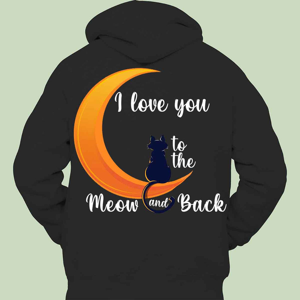 Meow and Back - Hoodie Unisex Backprint