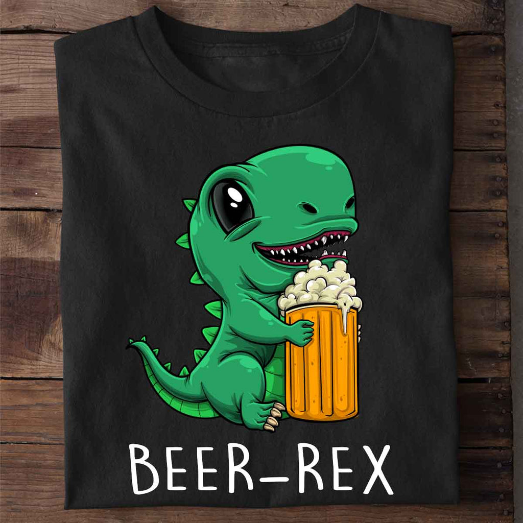 Beer-Rex Dinosaur - Shirt Unisex