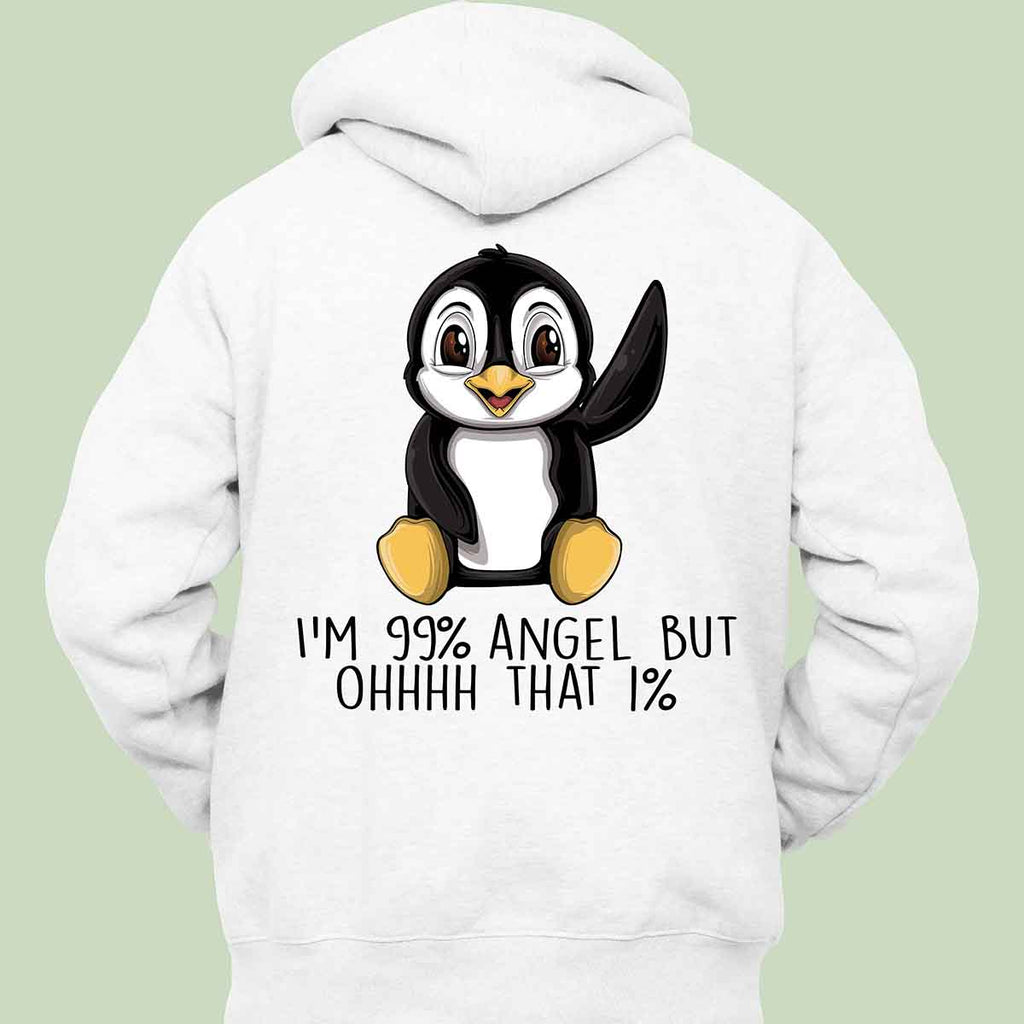 Angel Penguin - Hoodie Unisex Backprint